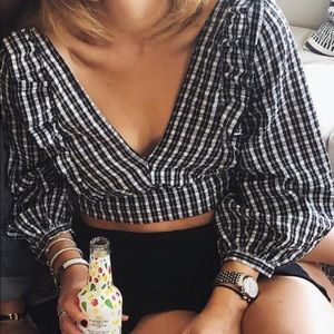 TopShop cropped long sleeve